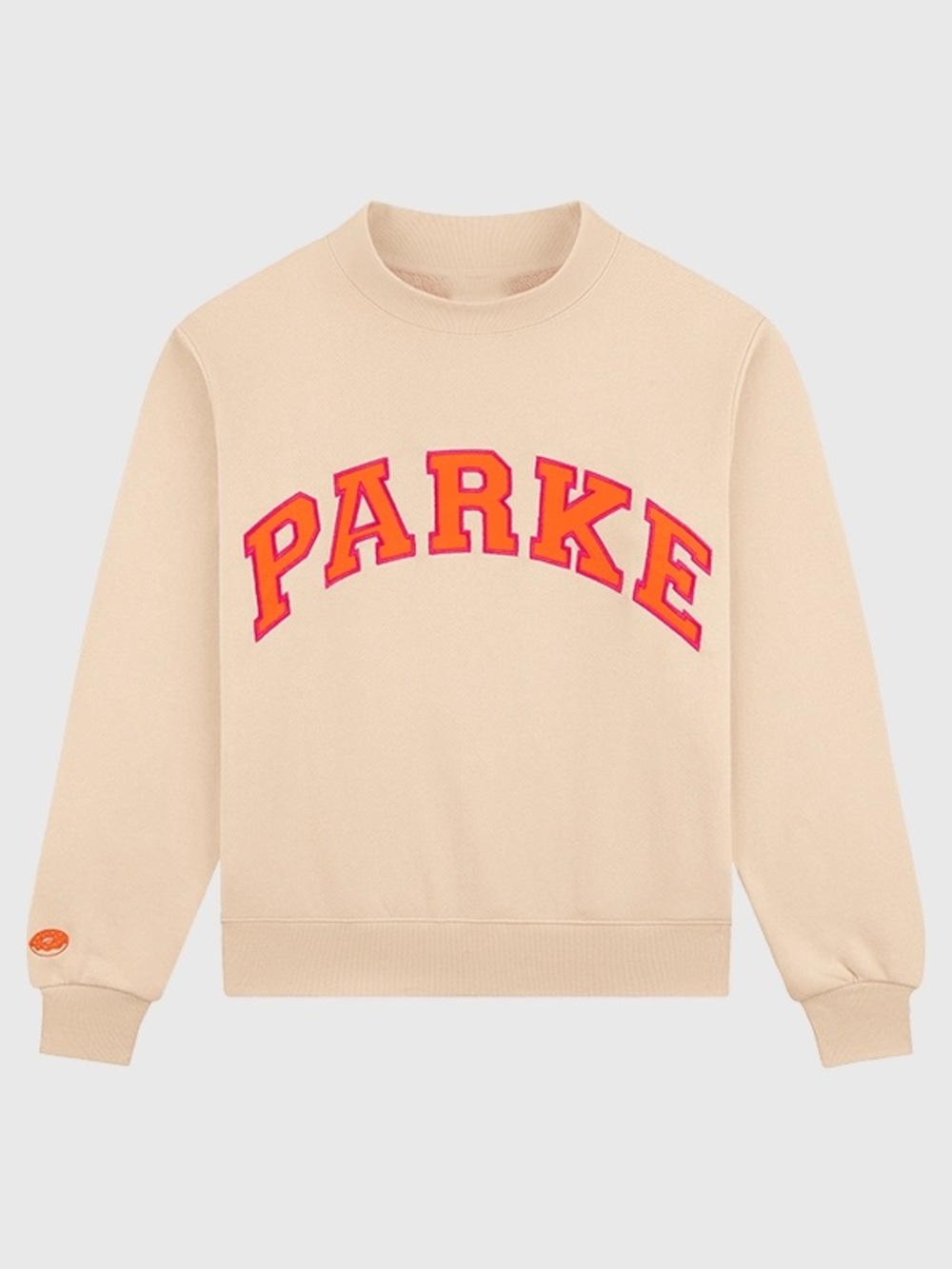 Beige Crewneck Sweatshirt for Men
